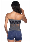 Gri MI Emay 5034 Fantazi Büstiyer Atlet Korse