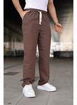 Erkek İthal Yıkamalı Keten Pantolon