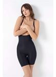 Kadın Mikro Kumaş Göğüs Altı Yapıştırma Paçaları Silikon Bantlı Altı Açık Paçalı Sıkı Badi Korse (2850)