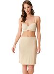 Kadın Mikropolyamid Esnek Kumaşlı Diz Üstü Kısa Etek Altı Jüpon (0623)