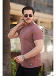 Erkek Yarım Balıkçı Yaka Kısa Kollu T-shirt