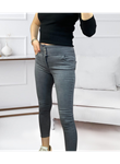 Yüksel Bel Likralı Kot Pantolon (Gri)