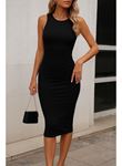Kadın Bodycon Midi Boy Dalgıç Elbise