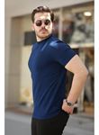 Erkek Yarım Balıkçı Yaka Kısa Kollu T-shirt