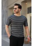 Erkek Petek Desenli Kısa Kollu T-shirt