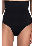 Siyah Yüksek Bel Double Slip Korse