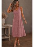 Kadın Askılı V Yakalı Pulpayetli Midi Elbise