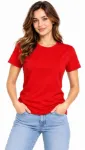 Basic Tişört Bisiklet Yaka Kısa Kol Günlük Yazlık Slim Fit T-Shirt