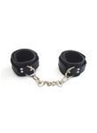 Şık Tasarım Zincir Tasma ve Siyah Kelepçe Harness Set